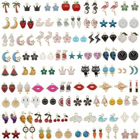 img 4 attached to JJG Assorted Pendants Earrings Necklace