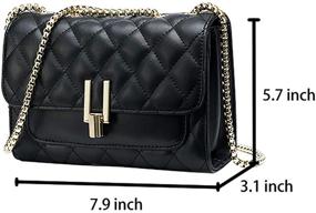 img 2 attached to 👜 Lightweight Crossbody Handbag and Wallet Set for Women - Plergi Genuine Cellphone Bags