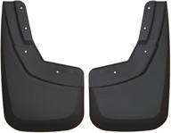 🚗 husky liners 56101: custom fit black front mud guards for 2005-10 jeep grand cherokee logo