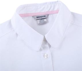 img 2 attached to 👚 Elevate Your Style with Bienzoe School Uniforms Oxford Sleeve Girls' Clothing