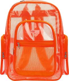 img 1 attached to MGgear 17 Inch Orange School Backpack