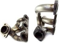 high-performance stainless steel exhaust header for 07-11 jeep wrangler jk, 3.8l: rugged ridge 17650.53 logo