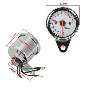 img 3 attached to INNOGLOW Motorcycle Tachometer Speedometer 0 13000RPM