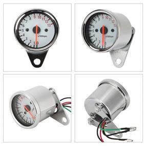 img 1 attached to INNOGLOW Motorcycle Tachometer Speedometer 0 13000RPM