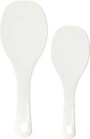 img 1 attached to 🍚 Inomata 1150 Rice Paddle, White: The Perfect Kitchen Tool for Flawless Rice Meals