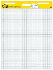 img 4 attached to 📝 Post-it Super Sticky Easel Pad - Large White Grid Premium Self Stick Flip Chart Paper - 25 x 30 Inches - 30 Sheets/Pad - 1 Pad (560SS) - Unmatched Sticking Power