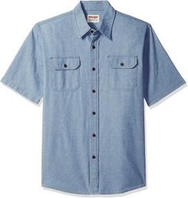 img 3 attached to 👕 X-Large Men's Wrangler Authentics Short Sleeve Classic Clothing and Shirts