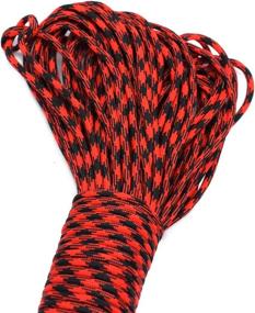 img 1 attached to 🪢 KEEJEA 100ft Type III 7 Strand Core Paracord 550 Parachute Cord - Ultimate Survival Gear