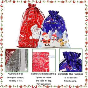 img 1 attached to Christmas Drawstring Assorted Wrapping Birthday