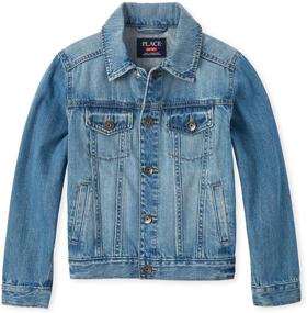 img 1 attached to 🧥 Children's Place Little Jacket Stream Boys' Clothing: Trendy Jackets & Coats for Kids