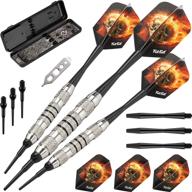 🎯 high-performance fat cat blazer soft tip darts set - includes travel/storage case, 16 grams логотип