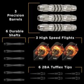 img 1 attached to 🎯 High-Performance Fat Cat Blazer Soft Tip Darts Set - Includes Travel/Storage Case, 16 Grams