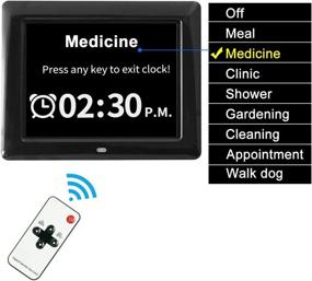 img 3 attached to 📆 Remote Control Day and Date Calendar Clock for Dementia-Impaired Vision: Perfect for Seniors and the Elderly