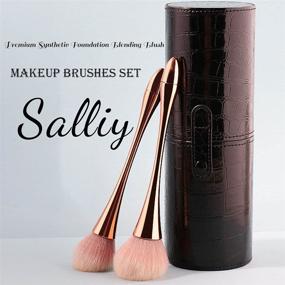 img 3 attached to Salliy Brushes Synthetic Foundation Gold 10Pcs
