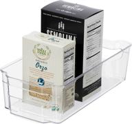 📦 oggi stackable storage bin for fridge, freezer, and pantry - clear and organized логотип