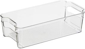 img 3 attached to 📦 Oggi Stackable Storage Bin for Fridge, Freezer, and Pantry - Clear and Organized