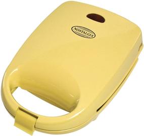 img 1 attached to Nostalgia ANML400 Circus Animal Waffle Maker - Vibrant Yellow Color