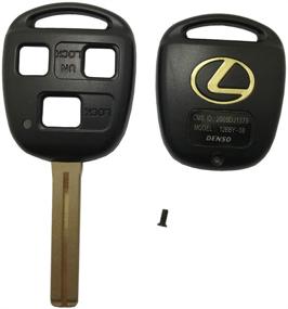 img 3 attached to Pack 2 Replacement Keyless Entry Remote Key Fob Case Shell Fit For Lexus ES GS GX IS LS LX RX SC IS300 IS330 GX470 GX300 RX300 Keyless Entry Key Fob Cover