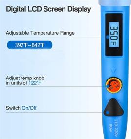img 3 attached to 🔥 Электропаяльник с регулируемой температурой и термостатическим контролем
