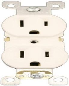 img 1 attached to Leviton 5320 SW Straight Receptacle: Reliable and Versatile Electrical Outlet