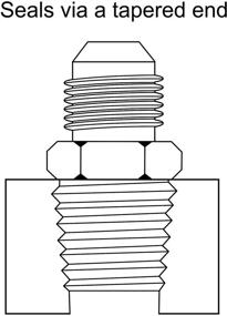 img 1 attached to Злой Энергии Прямой Алюминиевый Фитинг Запасные Части