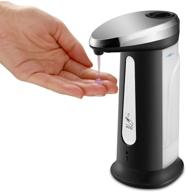 🤲 flexzion touchless electric sensor soap dispenser - refillable, fingerprint resistant hand sanitizer and dish liquid washer for bathroom, kitchen sink, shower, home, kids logo