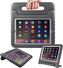 img 4 attached to 👦 AVAWO Kids Case for iPad 2 3 4 - Lightweight Shockproof Stand w/Handle - Black