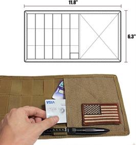 img 1 attached to WYNEX Car MOLLE Visor Panel: The Ultimate 🚗 Tactical Sun Visor Organizer for Vehicle & Truck Visors