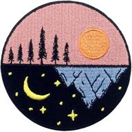 🌙 zegins day/night explore outdoor patch: embroidered applique iron on/sew on emblem logo