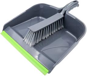 img 4 attached to AmazonBasics Dustpan And Brush Set