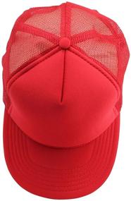 img 2 attached to ImpecGear Baseball Trucker Summer Boys' Accessories: Packs of Hats & Caps