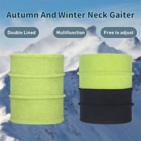 img 3 attached to ❄️ THINDUST Boys' Neck Warmer Gaiters: Essential Accessories for Cold Weather