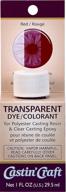 🔴 1-ounce transparent red dye for environmental technology casting craft logo