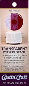 img 1 attached to 🔴 1-Ounce Transparent Red Dye for Environmental Technology Casting Craft