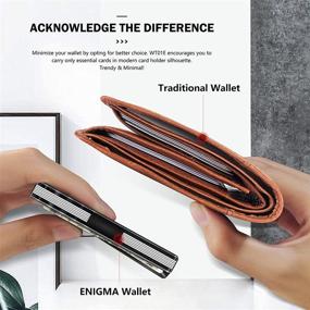 img 1 attached to 💼 Minimalist Aluminum Wallet for Men - Credit Card Holder & Accessory