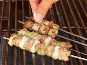 img 3 attached to Stainless Steel Yakitori Skewer 5Pcs