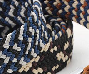 img 2 attached to Eco-Friendly Multi Men's Casual Canvas Belts: Accessorize with Style and Sustainability