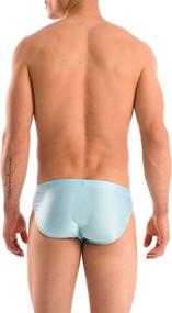 img 1 attached to Enhance Your Swimwear Style with Gary Majdell Sport Men's Solid Contour Pouch Bikini Swimsuit