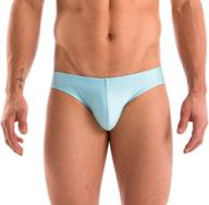 enhance your swimwear style with gary majdell sport men's solid contour pouch bikini swimsuit logo