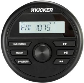 img 4 attached to 🔊 Kicker 46KMC2: Weather-Resistant Marine Grade Compact Media Center Receiver with AM/FM, USB, and Bluetooth Capability - 200 Watts