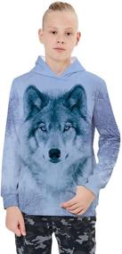 img 3 attached to 👕 Explore Trendy Patterns: Belovecol Boys' Clothing - Hoodies & Sweatshirts