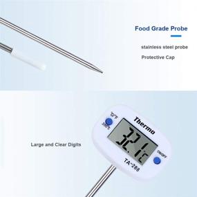 img 2 attached to 🌡️ Poit Digital Meat Thermometer: Ultimate Kitchen Tool for Instant & Accurate Temperature Reading across BBQ, Grill, Oven & More!