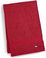 🔴 tommy hilfiger all american ii towels, washcloth, red - "tommy hilfiger all american ii red towels logo