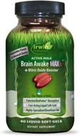 💡 irwin naturals brain awake max3 + nitric oxide booster: boost cognitive function with 60 count logo