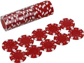 img 3 attached to Hathaway Monte Carlo Poker Set - 500 Piece, Multi-Color, BG2367