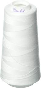 img 1 attached to Zipperstop 4 Large Cones (3000 Yards Each) of Polyester Sewing Quilting Serger White-Maxi Lock All Purpose Thread: Superior Quality and Versatility for Your Sewing Projects