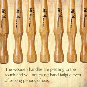 img 1 attached to 🔪 Shoto - Authentic Japanese 5-Piece Carving Knives Set for Wood, Seal, and General Carving - Wood Carving Tools Kit for Wood Craft, DIY Projects, and More (5pcs)