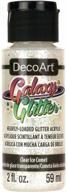 ✨ decoart galaxy glitter, 59ml, clear sparkling artistic décor logo