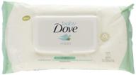 салфетки для пеленания dove sensitive moisture count логотип