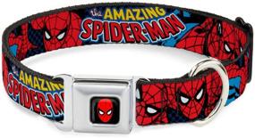 img 4 attached to Collar Seatbelt Buckle Amazing Spider